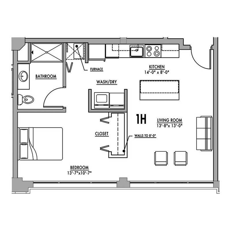 FLOOR PLAN 1H